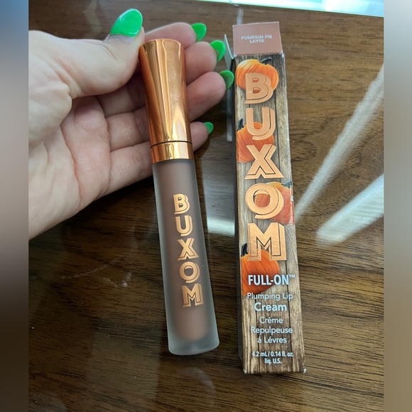 NEW! Buxom Pumpkin Pie Latte Full On Plumping Lip Cream - Picture 3 of 3